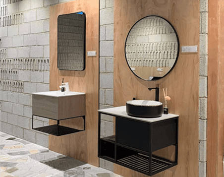 Bathroom vanity displays